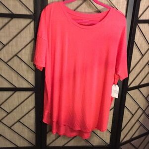 NEW TIME & TRU SUZE XXL 20 PINK TOP